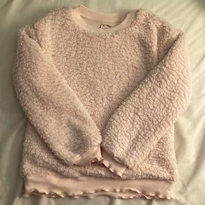 Art Class Baby Pink Soft Fuzzy Fluffy Sweater